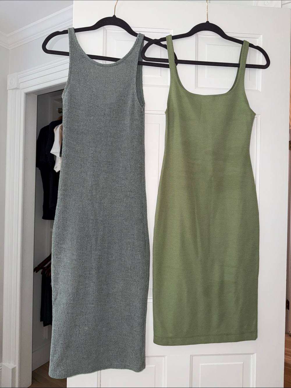 2 pc bundle of zara dresses one size in small one in medium